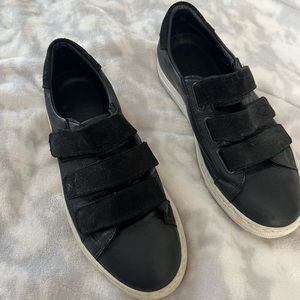 Little Burgundy Strap Sneakers